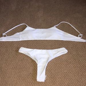 white bathing suit!!